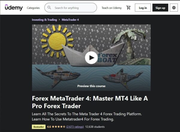 Udemy - Forex MetaTrader 4 Master MT4 Like A Pro Forex Trader (2022)